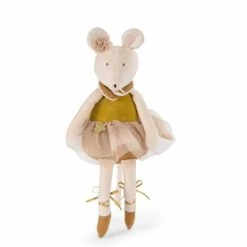 Peluche Musicale Souris Rose