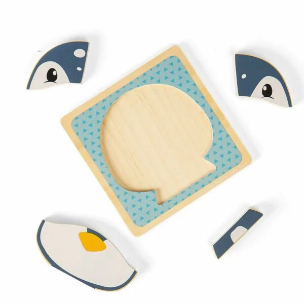 Puzzle Bois Grosses Pièces Pingouin – Image 2