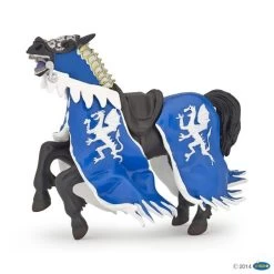 Figurine Cheval Au Dragon Bleu