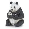 Figurine Panda Assis Et Son Bébé