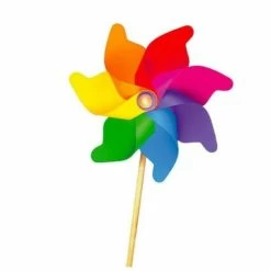 Moulin à Vent De 32cm De Ø Et Hauteur 76 Cm