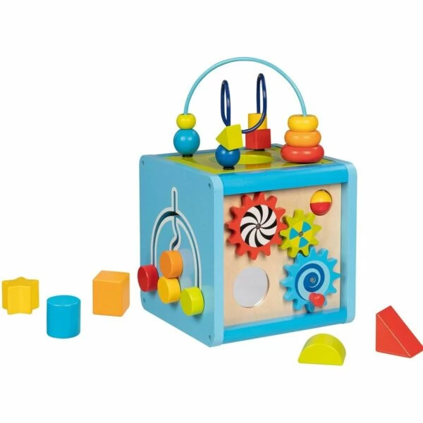 Cube D’activités En Bois Dès 1 An – Image 2