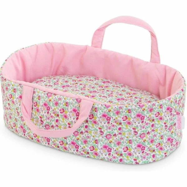 Couffin + Couverture Fleuris Pour Poupon