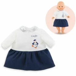 Robe Nuit étoilée Pour Poupon 36 Cm