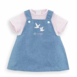 Robe Marinière Pour Poupon 36 Cm