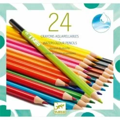 24 Crayons Aquarellables