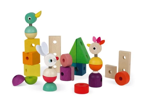 Train Géant Multicolore à Empiler Et à Tirer – Image 5