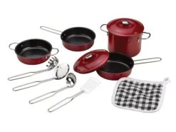 Dinette En Métal Anti Adhésif (11 Pièces)