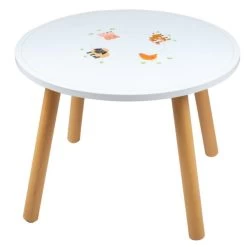 Table Animal De La Ferme En Bois