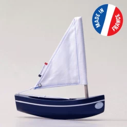 Bateau Bleu Marine En Bois Le Bachi