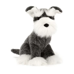 Peluche Chien Schnauzer 24 Cm