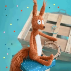 Peluche écureuil Grandes Oreilles 42 Cm