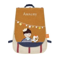 Sac à Dos Brodé Et Personnalisable CHIEN