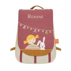 Sac à Dos Brodé Et Personnalisable LAPIN