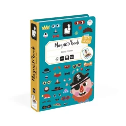 Magnéti’book Crazy Faces Garçon, 70 Magnets