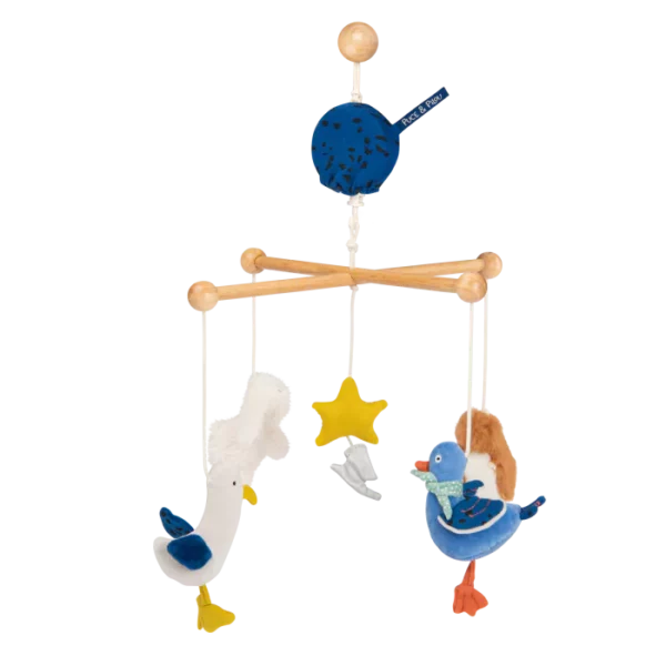 Mobile Musical Croisillon Puce & Pilou