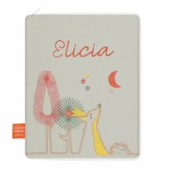 Protège Carnet De Santé Brodé Renard