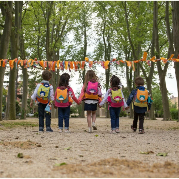 Sac à Dos Brodé Et Personnalisable LAPIN – Image 2