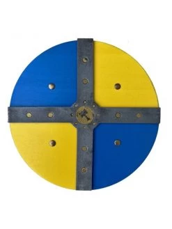 Bouclier Historik Viking Jaune Et Bleu Thor L