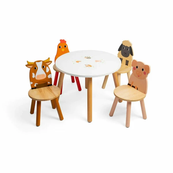 Chaise Animal Poule En Bois – Image 2